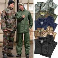 Regenanzug Armée Bw S-4XL Camo PVC Pluie Humidité Veste Imperméable Pantalon