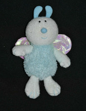 🍀Doudou Abeille Bleu LUMINOUAile Brillante Papillon Luminescent Peluche 20 Cm