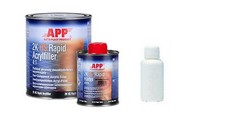 1 Kit Appret garnissant RAPIDE noir APP 2K 4:1 1L+0,25L durcisseur+0,25L diluant