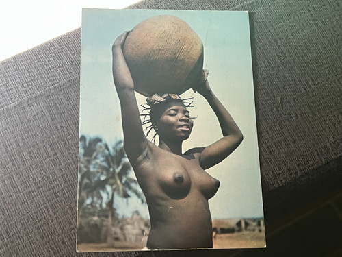Cpa nus afrique noire jeune - cpa,