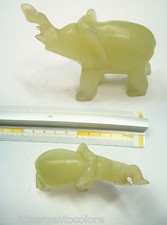 Éléphant En Jade Naturel -