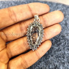 925 Sterling Silver Black
