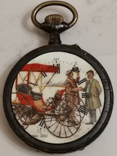 Ancienne grande montre gousset Régulateur. Automobile. Fonctionne. 1893