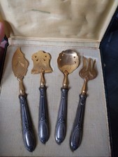 Service à mignardises bonbons argent fourré Minerve XIXème style Louis XV