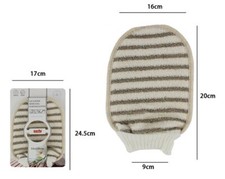 X Gant Crin Éponge Douche Bain Exfoliant Peau Corps 69584 DFH