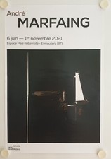 Affiche André MARFAING 2021 Exposition Espace Paul Rebeyrolle - Eymoutiers