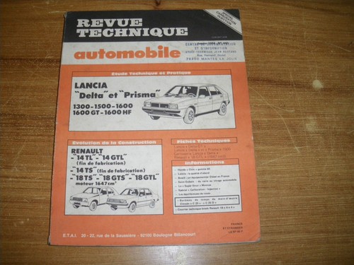 Revue technique rta lancia - rta,