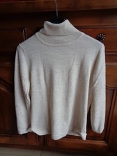 pull col roulé un jour ailleurs taille 2 50 pour cent laine tbe