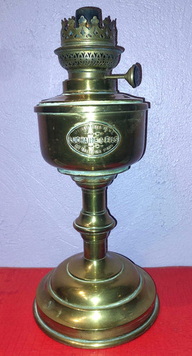 Rare lampe petrole - chemin, de