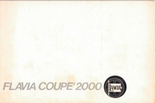 Brochure lancia flavia - flavia, coupé