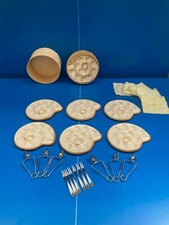 SERVICE 6 ASSIETTES Plats A ESCARGOT ST CLEMENT BARBOTINE FRANCE VINTAGE 1653