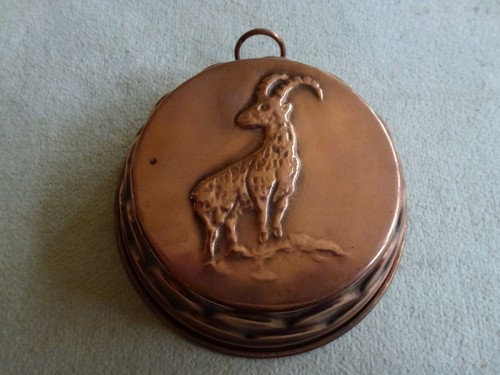 Ancien moule cuivre etame - ancien,