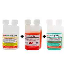 Pack Eco entretien Mecarun, ECO 10000 diesel + C99 diesel + P18 - 250ml