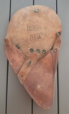 Etui PA RUBY Armée Mle 1916 Réglementaire WW1 / WW2 marquages Cuir ORIGINAL