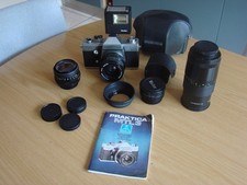 PRAKTICA MTL 3 - ARGENTIQUE 1980 Complet + Objectifs  etc... (Lire description)
