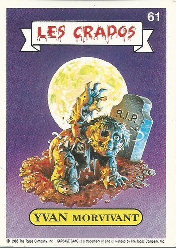 Carte les crados yvan - crados",