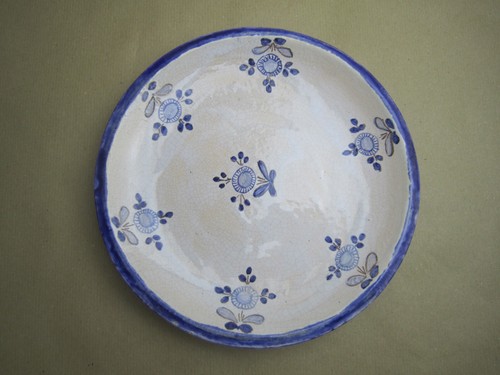 Assiette signee midas decor - assiette,