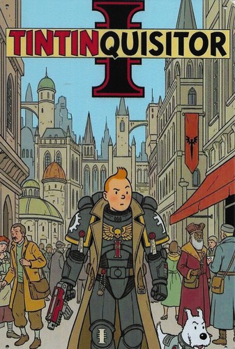 Plaque métal tintin - plaque,