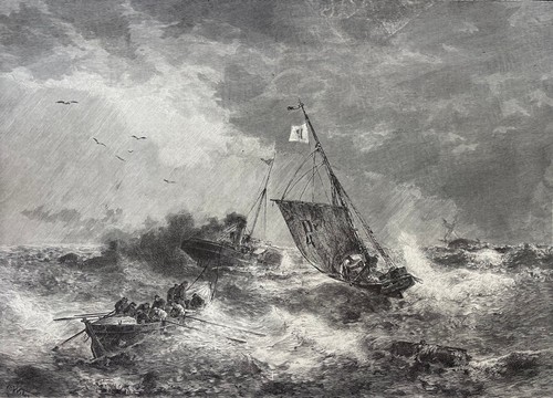 Canot sauvetage mer - de, en