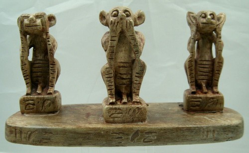 Singes sagesse motif - singes, de