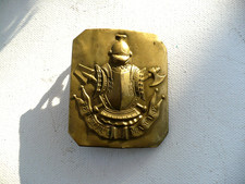 Plaque ceinturon génie - de, du
