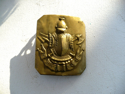 Plaque ceinturon génie - plaque,