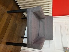 Fauteuil gris IKEA avec accoudoir pour salon / salle à manger / bureau