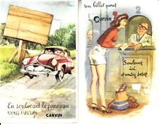 FRANCE - 62 - CARVIN - 2 CARTES A SYSTEME