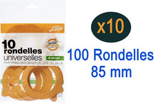 Le Parfait 10 Sachets 100 rondelles Super 85mm Joint Caoutchouc Bocaux Terrines