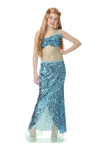 Déguisement fille sirene bleu - déguisement,