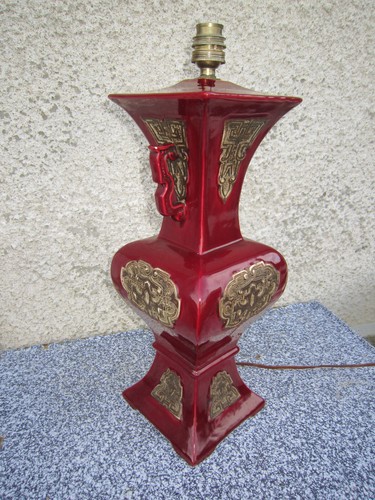 Lampe ancienne porcelaine - lampe, en