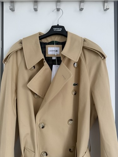 Lacoste trench long beige