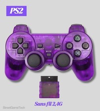 Manette PS2 Sans Fil 2.4G