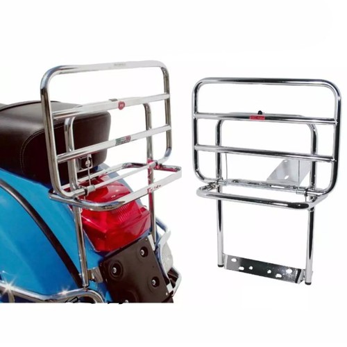 Porte bagages arrière chromé - porte-bagages,