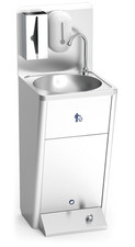 Lave mains inox sur pied