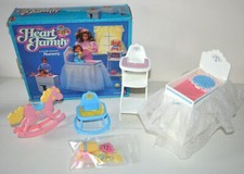 Boite jouet THE HEART FAMILY Famille DOUCOEUR NURSERY MATTEL 7937 Vintage 1984