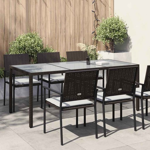 Table jardin marron - table,