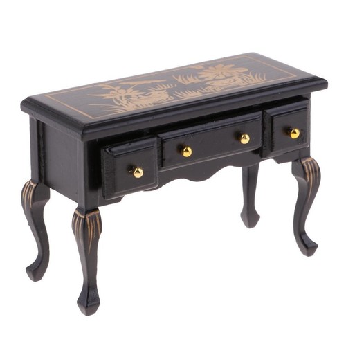 Table miniature bois avec - table,