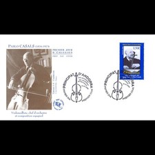 FDC - Pablo Casals, violoncelliste, oblit 29/7/06