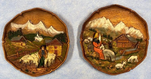 Paire assiette decorative - decorative, faux