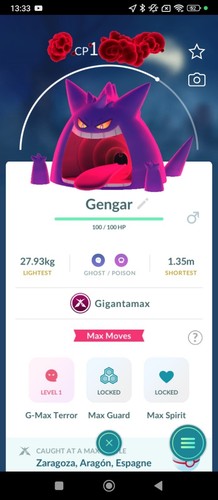 Gengar gigantamax ectoplasma - gengar,