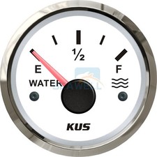 KUS Jauge de niveau d'eau Indicateur de niveau de réservoir de bateau 52 mm