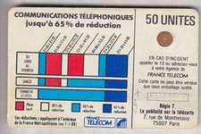 VARIETE TELECARTE CORDON BLANC