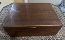 Cave À Cigare Ancienne En Cedre Signé «  À La Civette Paris «  (Depuis 1716)