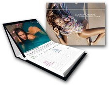 CLARA MORGANE L'AGENDA CALENDRIER 2014-NEUF JAMAIS UTILISE DANS COFFRET RENFORCE