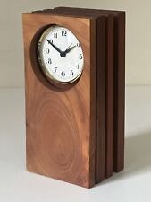 Horloge Pendule Bois Teck ? Vintage Design Années 60 70 Germany 