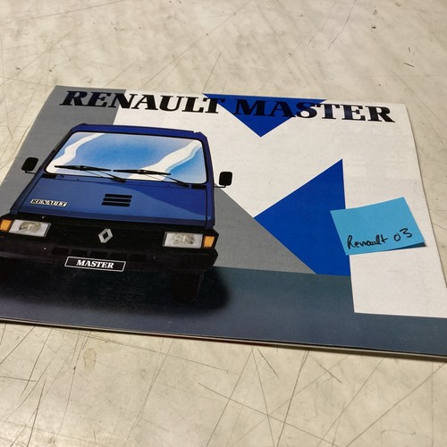 Renault fourgon trafic master - fourgon,