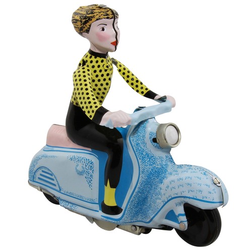 Jouet étain scooter - jouet,