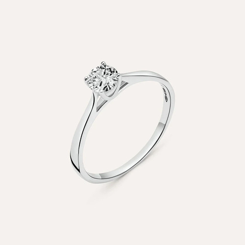 Bague solitaire femme - solitaire, or