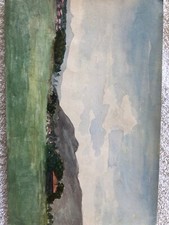 AQUARELLE PAYSAGE DE PROVENCE